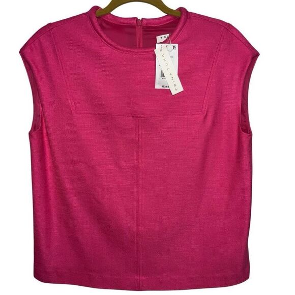 NWT Trina Turk Field Top in pink paradise size XS - Picture 2 of 9